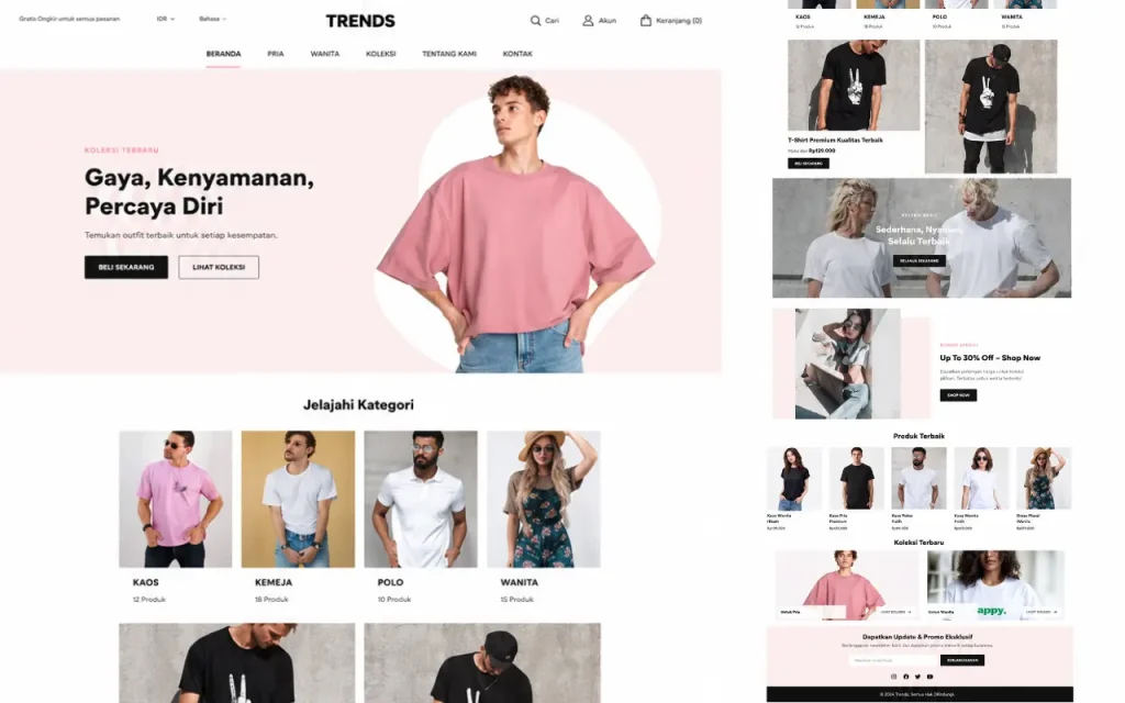 E-commerce Langking Web Jasa Pembuatan website profesional Langking Creative Production Semarang Demak Jogja