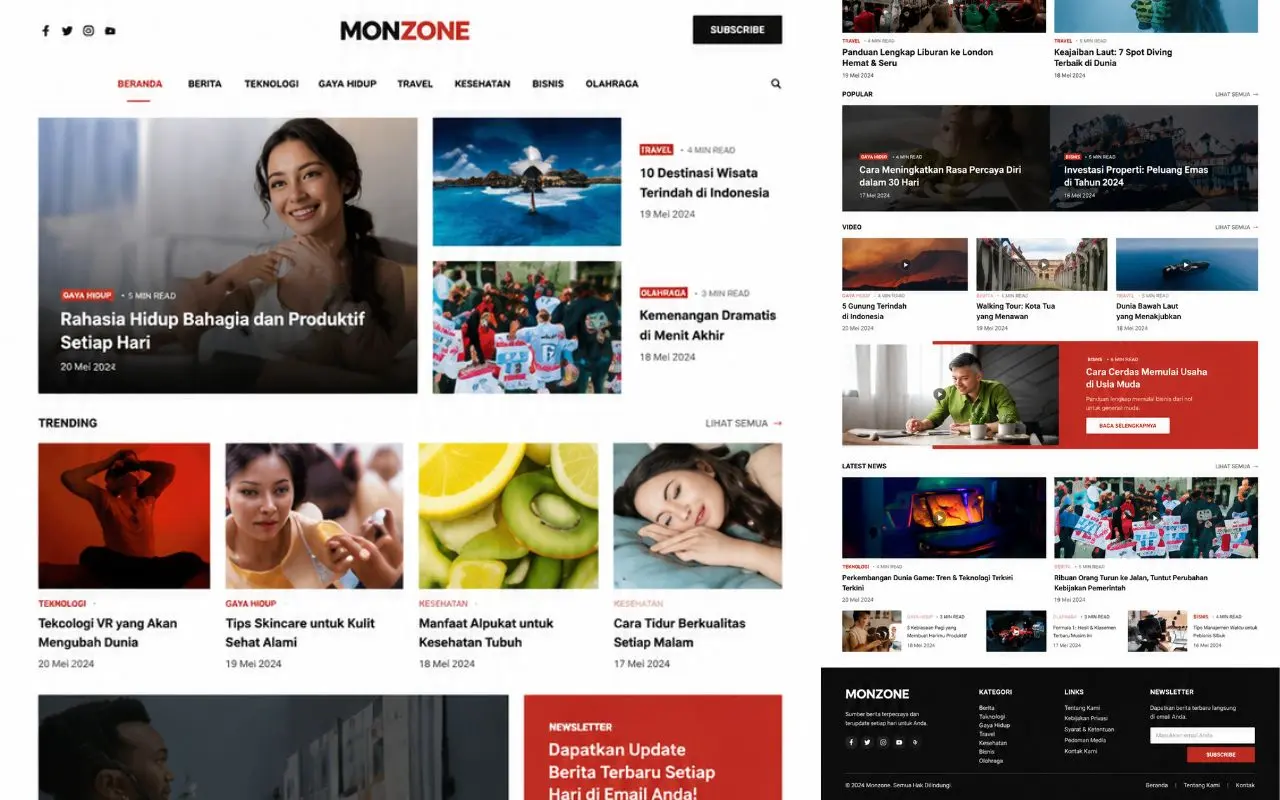 News Langking Web Jasa Pembuatan website profesional Langking Creative Production Semarang Demak Jogja