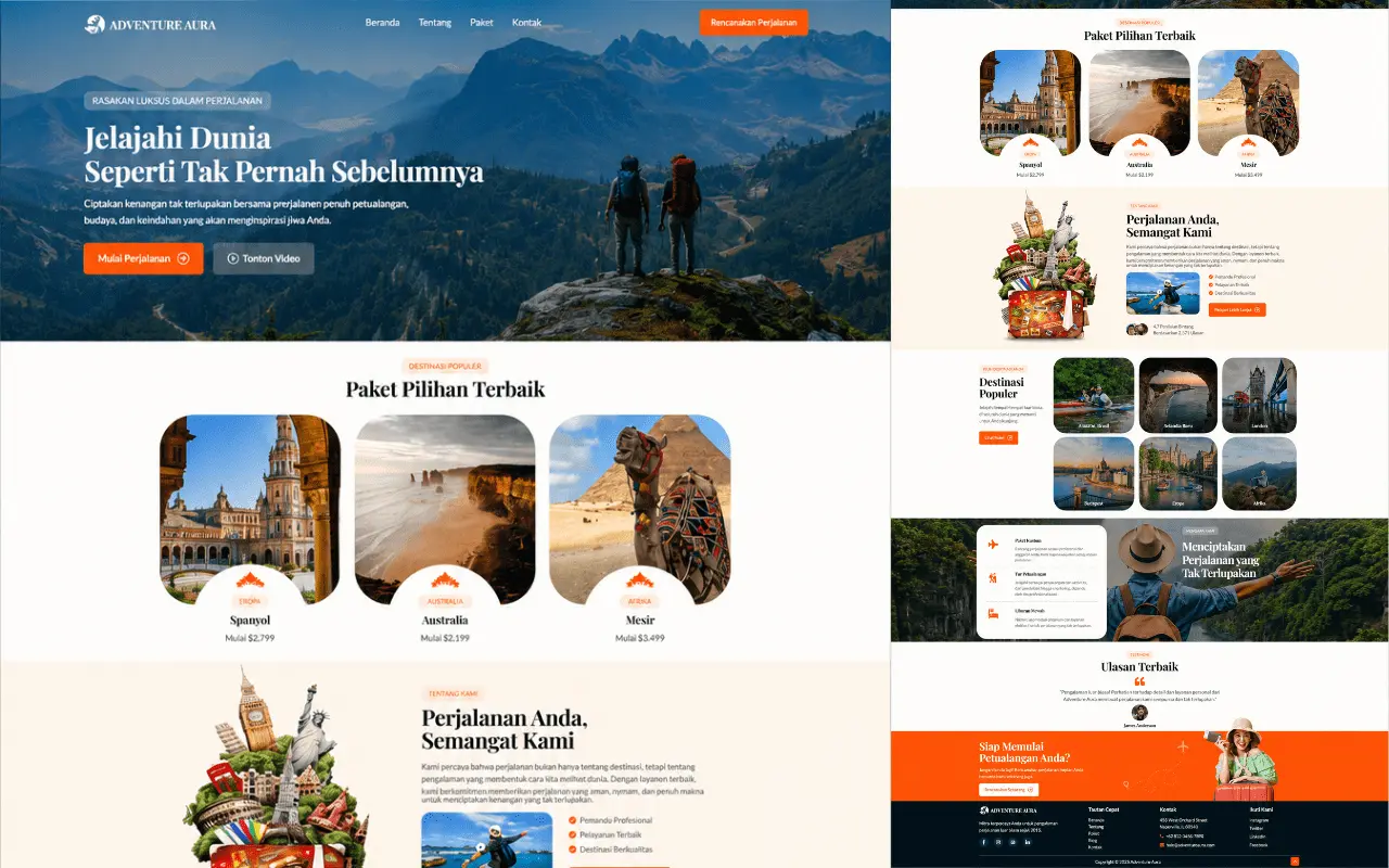 Company profile Langking Web Jasa Pembuatan website profesional Langking Creative Production Semarang Demak Jogja