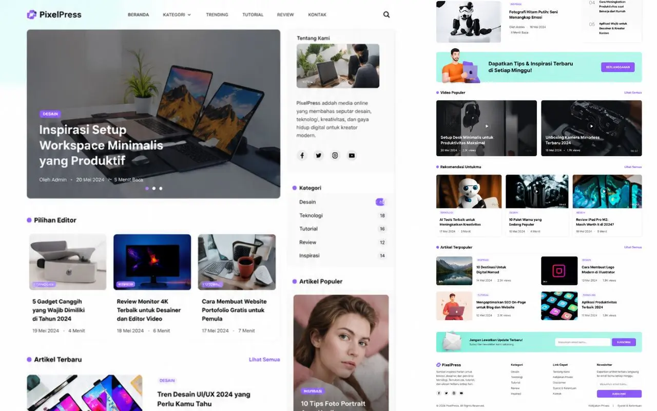 News Langking Web Jasa Pembuatan website profesional Langking Creative Production Semarang Demak Jogja