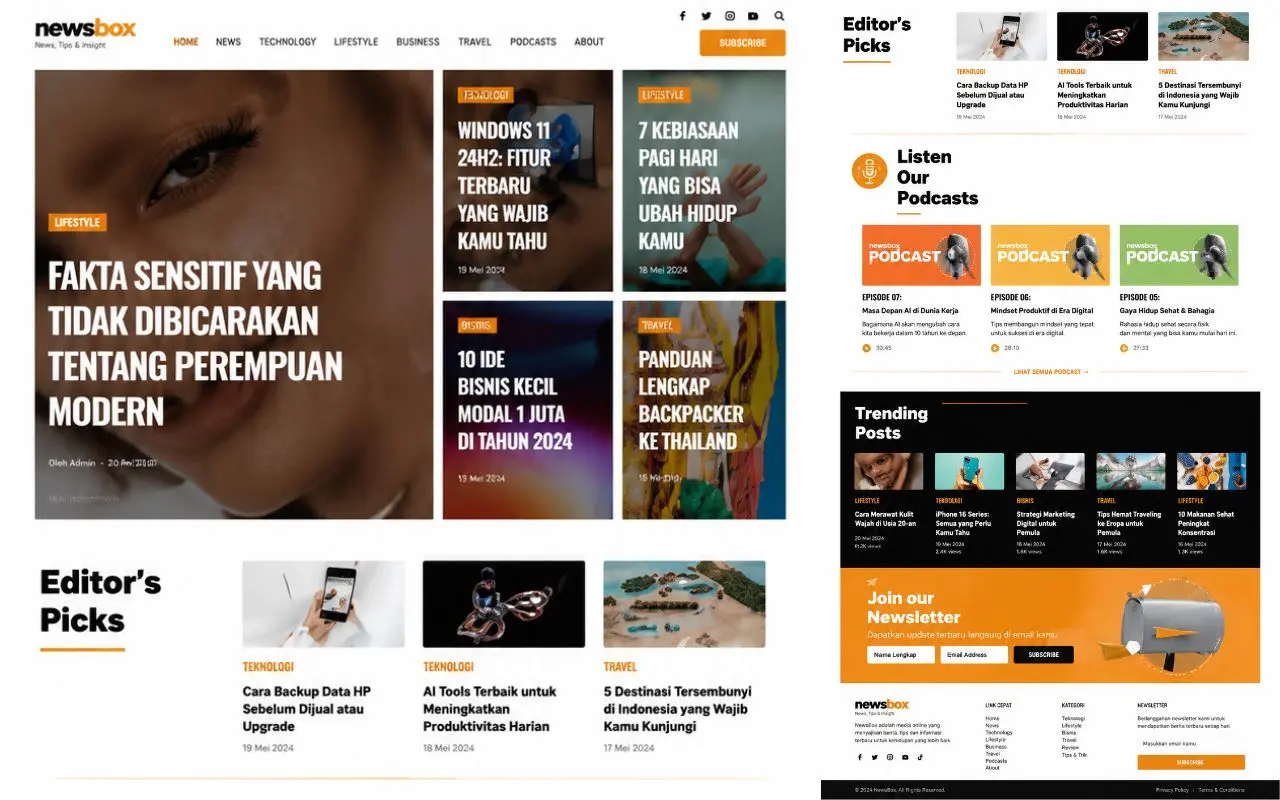 News Langking Web Jasa Pembuatan website profesional Langking Creative Production Semarang Demak Jogja