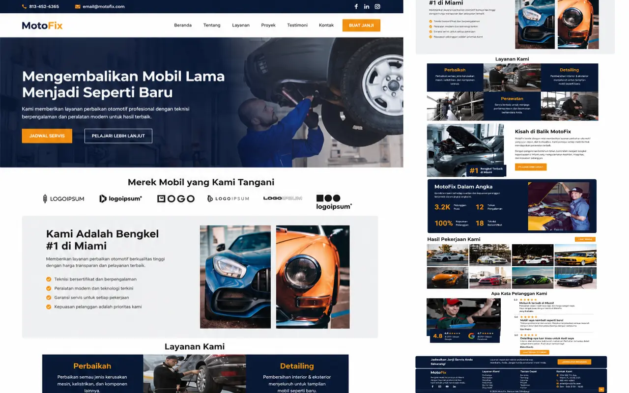 Company profile Langking Web Jasa Pembuatan website profesional Langking Creative Production Semarang Demak Jogja