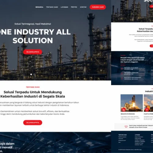 Landing Page Langking Web Jasa Pembuatan website profesional Langking Creative Production Semarang Demak Jogja
